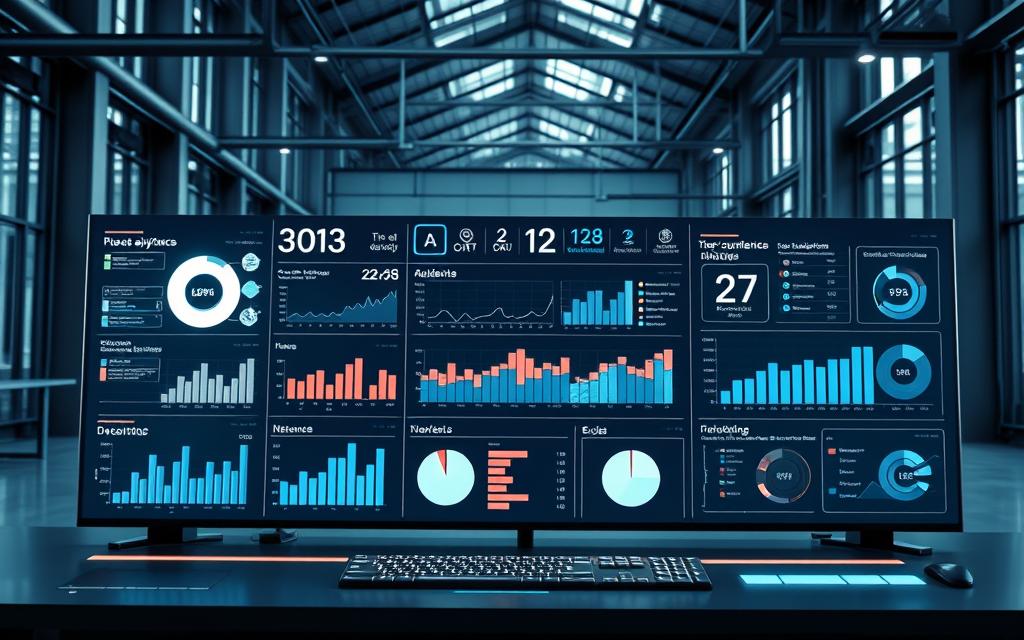 A high-tech, data-driven marketing dashboard with interactive charts, graphs, and visualizations. The foreground features a futuristic holographic display with real-time analytics and audience insights. The middle ground showcases a control panel with customizable data filters and optimization tools. The background depicts a minimalist, industrial-inspired workspace with floor-to-ceiling windows, providing a sense of scale and technological sophistication. The lighting is cool and indirect, creating a sleek, professional atmosphere. The overall mood is one of informed, data-driven decision-making, empowering marketers to make strategic, evidence-based choices.